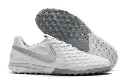 NIke Tiempo Legend 8 Pro TF - White/Silver/Gray