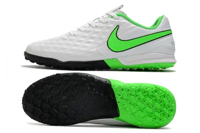 NIke Tiempo Legend 8 Pro TF - White/Platinum White/Electric Green