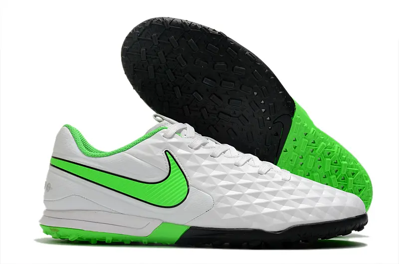 NIke Tiempo Legend 8 Pro TF - White/Platinum White/Electric Green