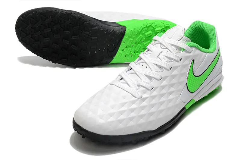 NIke Tiempo Legend 8 Pro TF - White/Platinum White/Electric Green