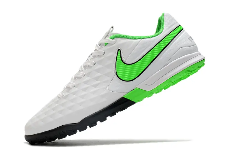 NIke Tiempo Legend 8 Pro TF - White/Platinum White/Electric Green