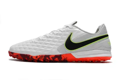 NIke Tiempo Legend 8 Pro TF - White/Electric Green/Fiery Red