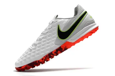 NIke Tiempo Legend 8 Pro TF - White/Electric Green/Fiery Red