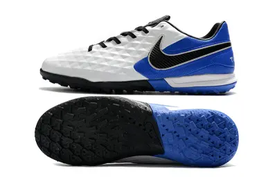 NIke Tiempo Legend 8 Pro TF - White/Royal Blue/Pearl White