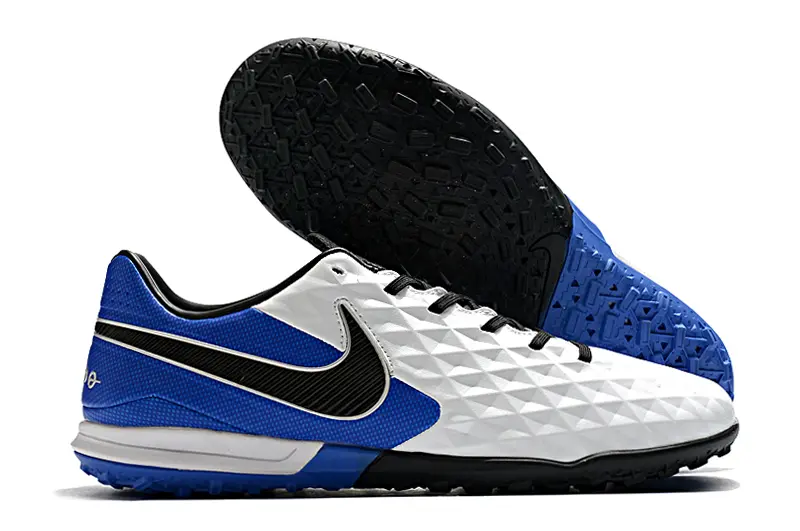 NIke Tiempo Legend 8 Pro TF - White/Royal Blue/Pearl White