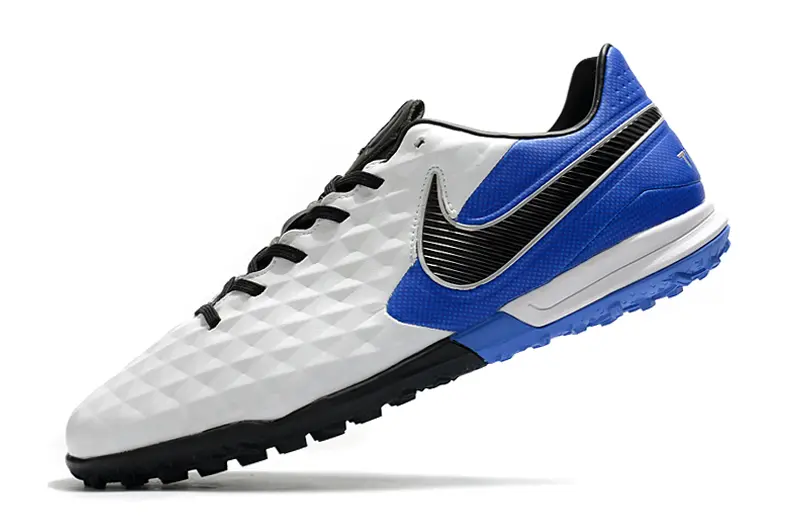 NIke Tiempo Legend 8 Pro TF - White/Royal Blue/Pearl White