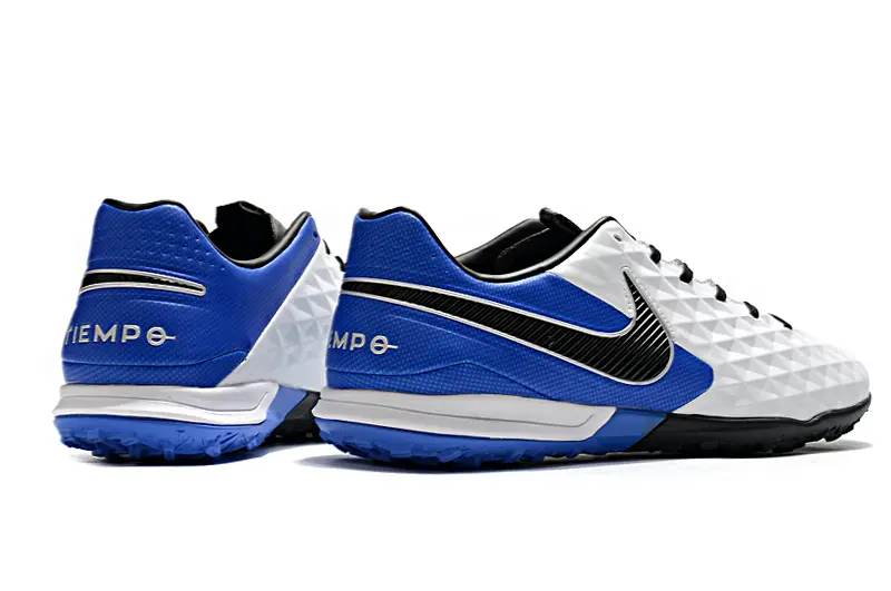 NIke Tiempo Legend 8 Pro TF - White/Royal Blue/Pearl White