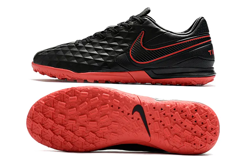 NIke Tiempo Legend 8 Pro TF - Black/Fiery Red/Jet Black