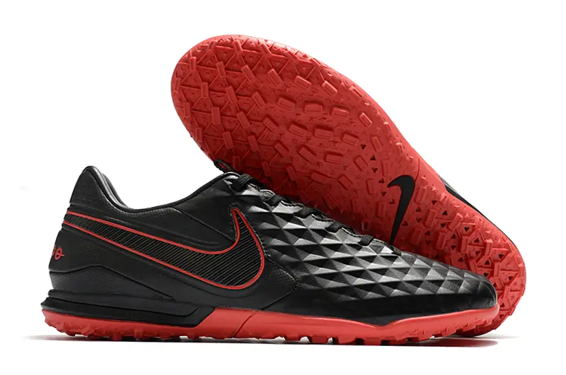 NIke Tiempo Legend 8 Pro TF - Black/Fiery Red/Jet Black