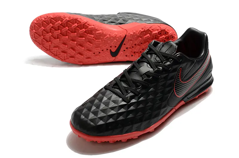 NIke Tiempo Legend 8 Pro TF - Black/Fiery Red/Jet Black
