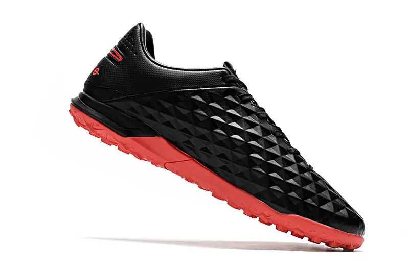 NIke Tiempo Legend 8 Pro TF - Black/Fiery Red/Jet Black