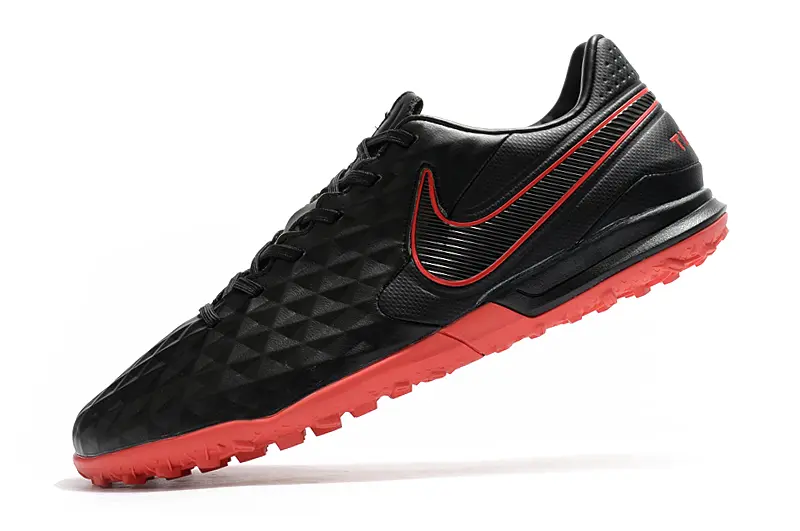 NIke Tiempo Legend 8 Pro TF - Black/Fiery Red/Jet Black