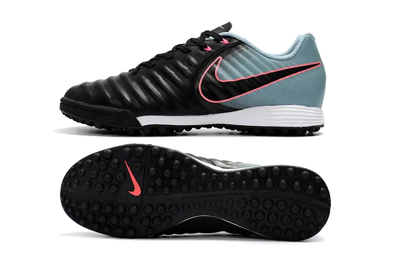 Nike Tiempo Ligera 4 TF - Black/Aqua Blue/Pink Flash