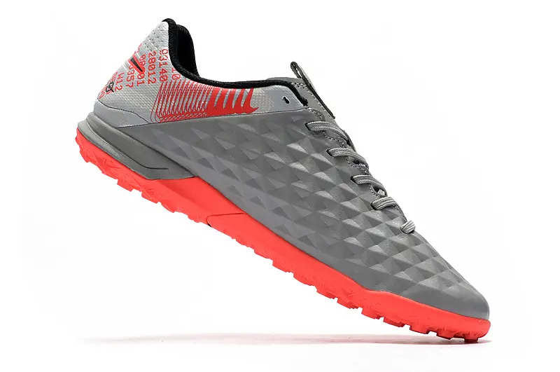 NIke Tiempo Legend 8 Pro TF - Gray/Crimson Red/Charcoal Black