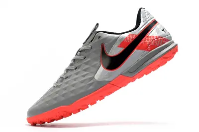 NIke Tiempo Legend 8 Pro TF - Gray/Crimson Red/Charcoal Black