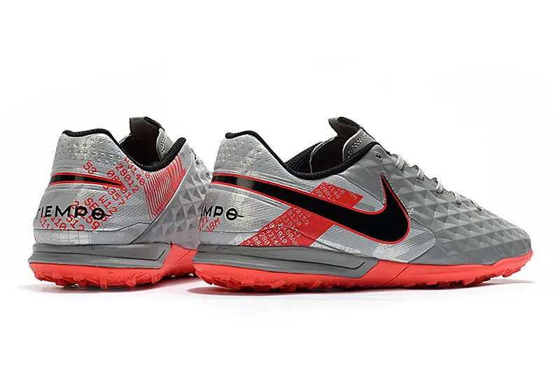 NIke Tiempo Legend 8 Pro TF - Gray/Crimson Red/Charcoal Black
