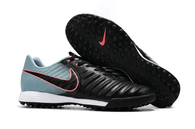 Nike Tiempo Ligera 4 TF - Black/Aqua Blue/Pink Flash