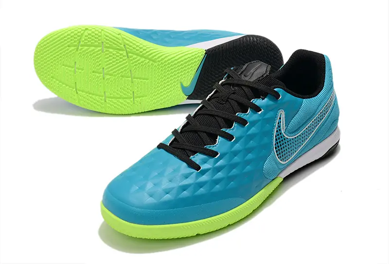 NIke Tiempo Lunar Legend 8 Pro IC - Blue/Vivid Aqua/Neon Green