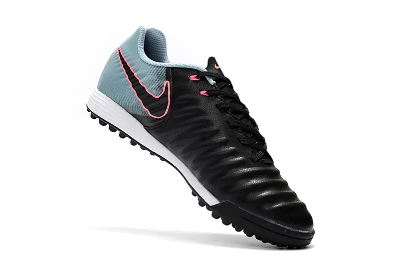 Nike Tiempo Ligera 4 TF - Black/Aqua Blue/Pink Flash