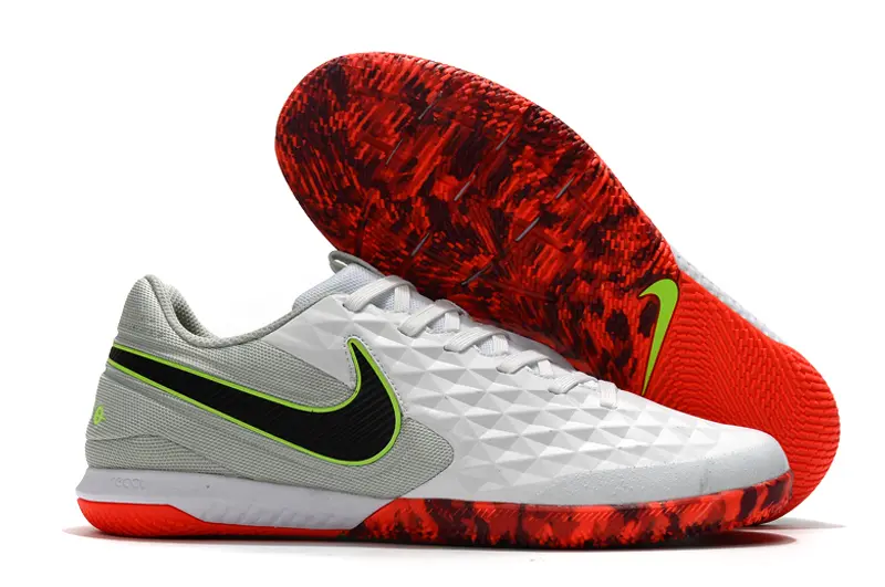 NIke Tiempo Lunar Legend 8 Pro IC - White/Electric Red/Lime Green