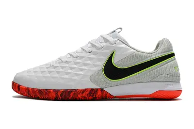 NIke Tiempo Lunar Legend 8 Pro IC - White/Electric Red/Lime Green