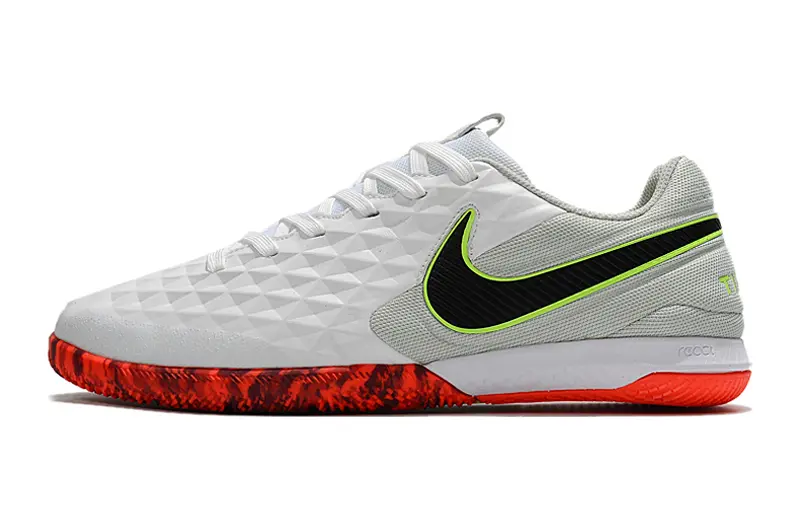 NIke Tiempo Lunar Legend 8 Pro IC - White/Electric Red/Lime Green