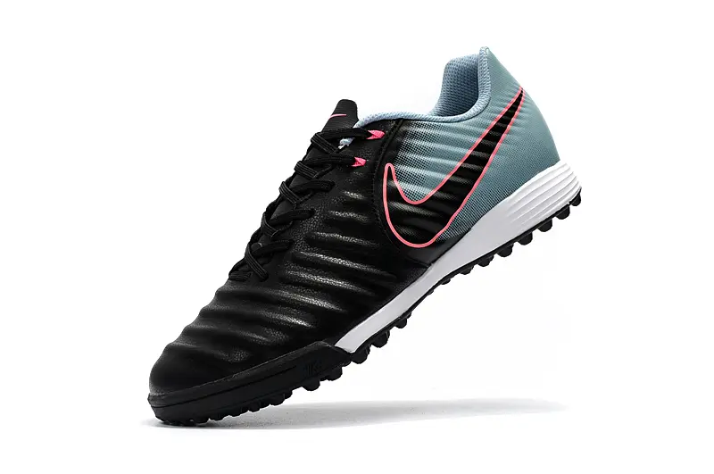 Nike Tiempo Ligera 4 TF - Black/Aqua Blue/Pink Flash