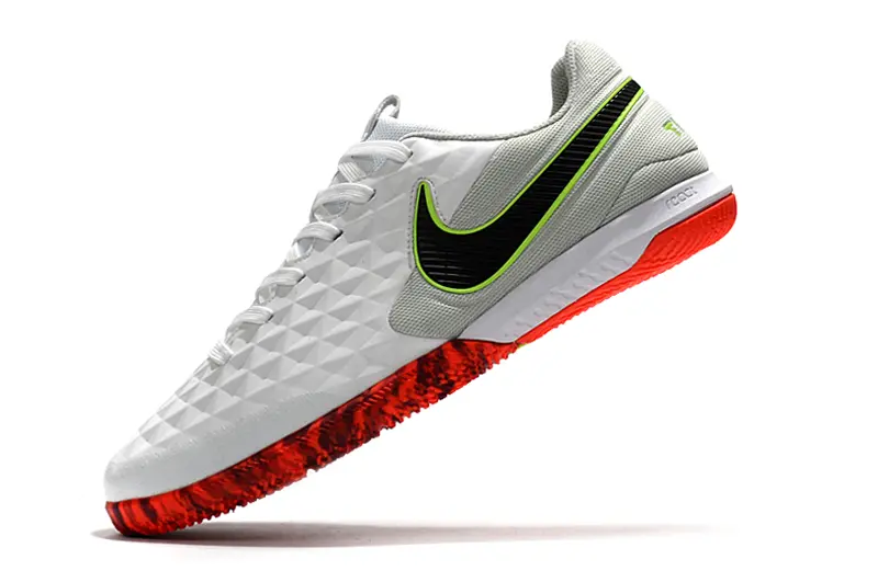 NIke Tiempo Lunar Legend 8 Pro IC - White/Electric Red/Lime Green
