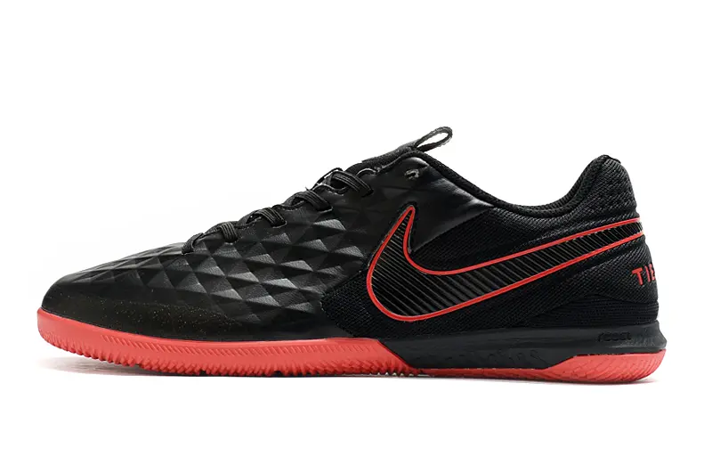 NIke Tiempo Lunar Legend 8 Pro IC - Black/Fiery Red/Jet Black