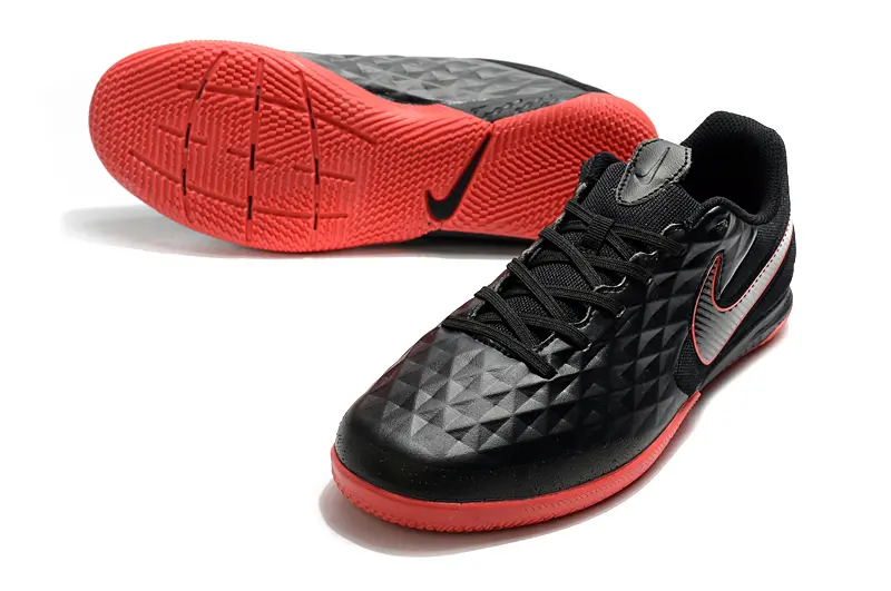 NIke Tiempo Lunar Legend 8 Pro IC - Black/Fiery Red/Jet Black