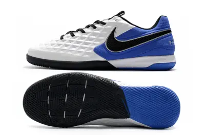 NIke Tiempo Lunar Legend 8 Pro IC - White/Royal Blue/Pearl White