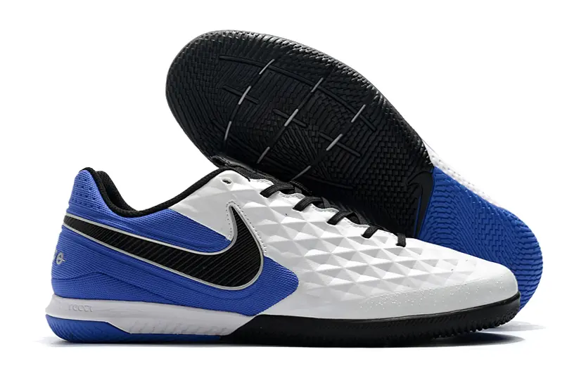 NIke Tiempo Lunar Legend 8 Pro IC - White/Royal Blue/Pearl White