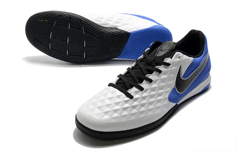 NIke Tiempo Lunar Legend 8 Pro IC - White/Royal Blue/Pearl White