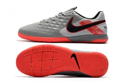 NIke Tiempo Lunar Legend 8 Pro IC - Gray/Electric Coral/Black