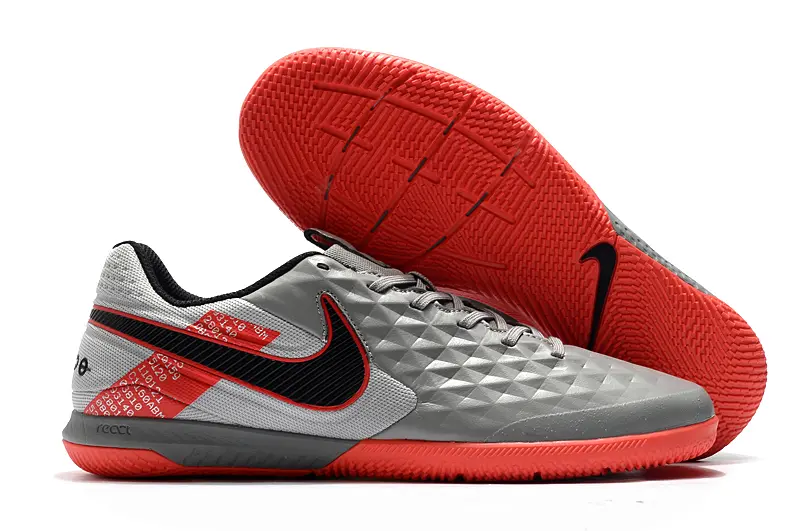 NIke Tiempo Lunar Legend 8 Pro IC - Gray/Electric Coral/Black