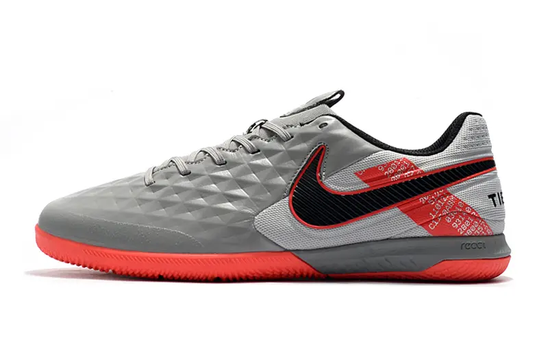 NIke Tiempo Lunar Legend 8 Pro IC - Gray/Electric Coral/Black