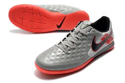 NIke Tiempo Lunar Legend 8 Pro IC - Gray/Electric Coral/Black