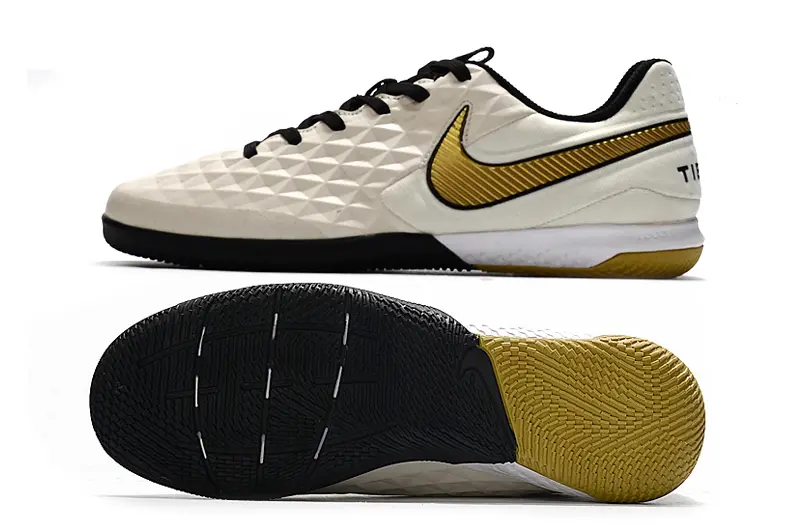 NIke Tiempo Lunar Legend 8 Pro IC - White/Black/Gold