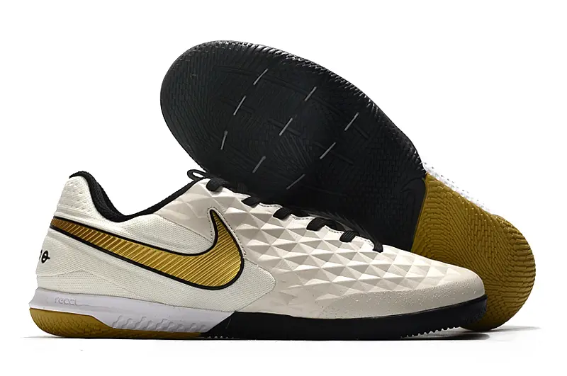 NIke Tiempo Lunar Legend 8 Pro IC - White/Black/Gold