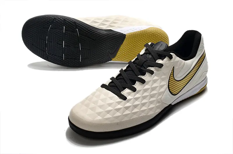 NIke Tiempo Lunar Legend 8 Pro IC - White/Black/Gold