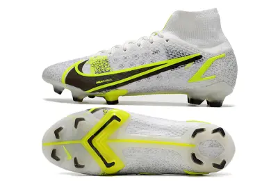Nike Mercurial Superfly 8 Elite FG - White/Summit White/Volt Yellow