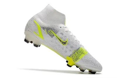 Nike Mercurial Superfly 8 Elite FG - White/Summit White/Volt Yellow