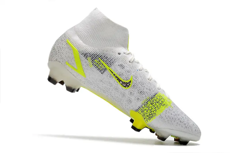 Nike Mercurial Superfly 8 Elite FG - White/Summit White/Volt Yellow