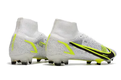 Nike Mercurial Superfly 8 Elite FG - White/Summit White/Volt Yellow