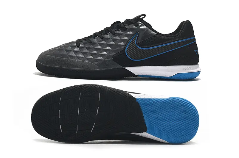 NIke Tiempo Lunar Legend 8 Pro IC - Black/Electric Blue/Graphite Gray