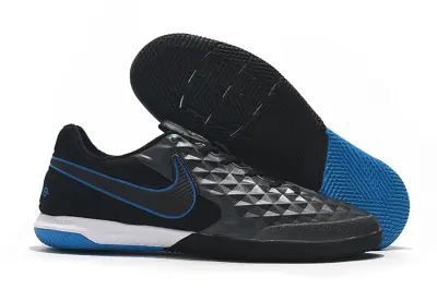NIke Tiempo Lunar Legend 8 Pro IC - Black/Electric Blue/Graphite Gray