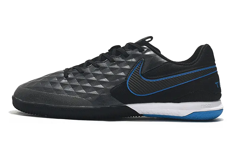 NIke Tiempo Lunar Legend 8 Pro IC - Black/Electric Blue/Graphite Gray