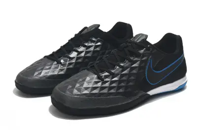 NIke Tiempo Lunar Legend 8 Pro IC - Black/Electric Blue/Graphite Gray