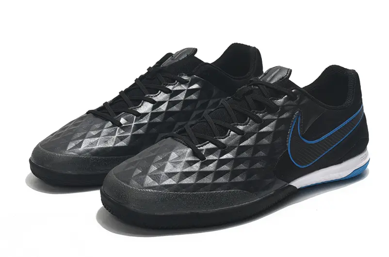 NIke Tiempo Lunar Legend 8 Pro IC - Black/Electric Blue/Graphite Gray
