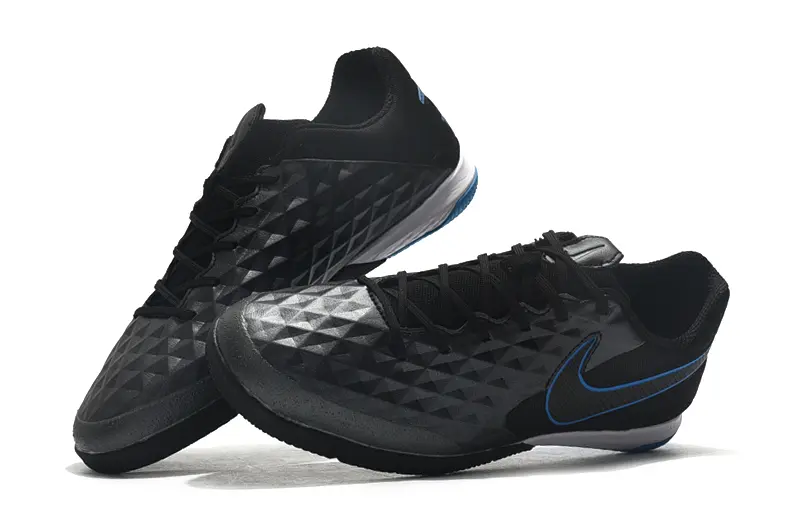 NIke Tiempo Lunar Legend 8 Pro IC - Black/Electric Blue/Graphite Gray